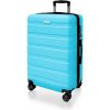 AVANCEA Škrupinový cestovný kufor DE2708 modrý M 66x44x29 cm