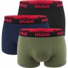 Hugo Boss lyocell stretch army green & black combo