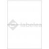 Labelea Samolepiace etikety 210x148 mm lesklé biele papierové, na hárku A4, pre atramentovú tlač, Farba etikiet Biela, Počet hárkov v balení 50 E15210148W002P