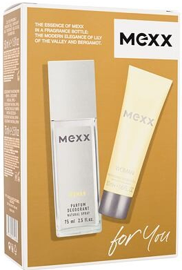 Mexx Woman : deodorant 75 ml + sprchový gel 50 ml