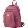 Značkový malý mestský batoh malinový (GTB806)