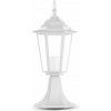 Záhradné stĺpikové svietidlo E27 IP44, biele VT-753 (V-TAC)