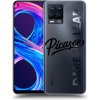 Picasee silikónový prehľadný obal pre Realme 8 Pro - Picasee - old logo - black