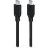 GENIUS nabíjecí kabel ACC-C2CC-3A, 100cm, USB-C na USB-C, 3A, PD60W, opletený, černý 32590006400