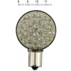 Plochá LED žiarovka smerovky Lollipop. Červená