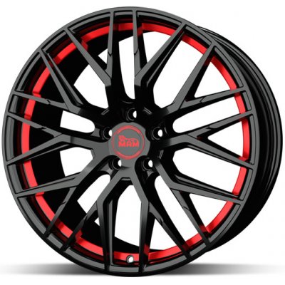 MAM RS4 8x18 5x112 ET45 black red