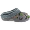 Detské zateplené sivé gumené šľapky FOREST 30-35