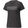 Puma Dámske tričko Stardust Crystalline Short Sleeve Tee čierna