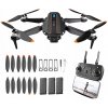 Dron CHUBORY A77 WiFi FPV, 84 minút, s kamerou 2K HD, 3 batérie,