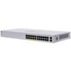 Cisco switch CBS110-24PP, 24xGbE RJ45, 2xSFP (combo with 2 GbE), fanless, PoE, 100W - REFRESH CBS110-24PP-EU-RF