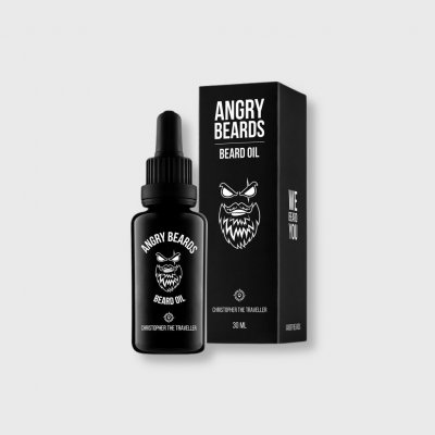 Angry Beards Christopher The Traveller olej na fúzy 30 ml