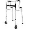 4FIZJO Hliníkové rehabilitačné chodítko s 2-v-1 kolieskami