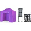 Nožnicový párty stan 2x3 m TENTino SMALL HEXAGON Farba opláštenia: 15A - FIALOVÁ