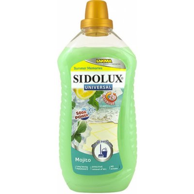 Sidolux Universal Soda Zelené hrozno umývací prostriedok na všetky umývateľné povrchy a podlahy 1 l