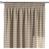 Dekoria Záves na riasiacej páske, béžovo-biele káro, Quadro, 136-06