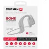 Swissten Bluetooth slúchadlá Bone Conduction, biele 51106091