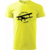 Still Plays With Planes - Klasické pánske tričko vyššej gramáže - 3XL ( Neonová žltá )