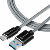 Tactical Fast Rope Aramid nabíjací a dátový kábel USB-A / USB-C na iPhone/iPad/AirPods - 30 cm - šedý 8596311153105 - možnosť vrátiť tovar ZADARMO do 30tich dní