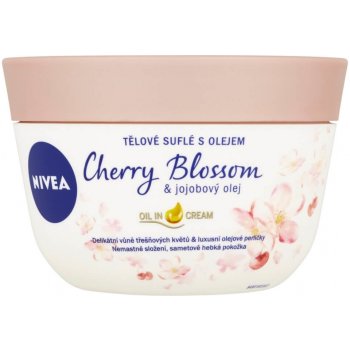 Nivea telové suflé s olejom Cherry Blossom & Jojobový olej 200 ml