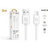 Aligator DAKA012 Datový 2A USB-C, 2m, bílý