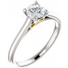 Blink-Blink Luxusný diamantový prsteň z bielo-žltého zlata 0.50 ct 1214BDS