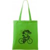 Gravel Bike - kostra - Taška bavlnená - 42 x 38 cm ( Apple Green )
