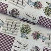 Gobelín Premium - Levanduľa patchwork