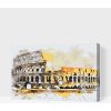 Vymalujsisam.sk Maľovanie podľa čísiel - Colosseum ilustrácia Veľkosť: 40x60cm, Rám: Na kartónovej doske