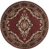 Alfa Carpets Kusový koberec TEHERAN T-102 brown kruh - 190x190 (průměr) kruh cm Hnedá