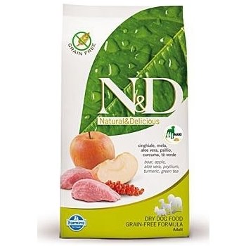 N&D Grain Free Dog Adult Maxi Boar & Apple 12 kg