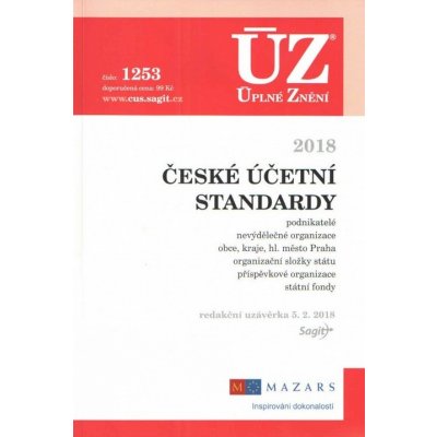 ÚZ 1253 České účetní standardy 2018