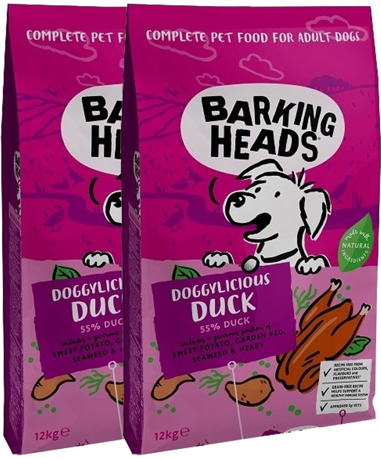 Barking Heads Doggylicious Duck 2 x 12 kg