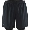 CRAFT ADV Essence Perforated 2in1 Stretch pánske šortky - čierna (999000) - XL