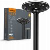 Parková solárna LED lampa Videx IP54 5000K 1400lm snímač pohybu + diaľkové ovládanie