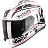 Helma na motorku SCORPION EXO-530 AIR SLOPE bielo/čierno/červená Veľkosť: M