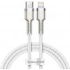 Basesus CATLJK-B02 USB-C na Lightning PD 20 W, 2m, bílý
