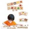 Viga Toys VIGA Vzdelávacie drevené puzzle Zápas tvarov 37 ks