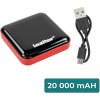 Powerbank 20000 mAH 2A 10W červená