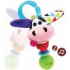 Hračka na kočík Yookidoo - Hudobné zvieratko - Kravička (7290107721325)
