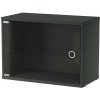 String Skrinka Display Cabinet with Swing Glass Door, dark grey