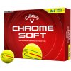 Golfové loptičky Callaway Chrome Soft 26 Yellow Triple Track 360