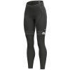 ALÉ Cycling Clothing ALÉ Graphics PRR Mild W, Black/ White Veľkosť: XS Dámske dlhé zateplené cyklistické nohavice bez trakov