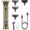 ZASTRIHÁVAČ FÚZOV BARBER VGR V078 KOVOVÝ LCD