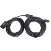 PremiumCord USB 2.0 repeater a prodlužovací kabel A/M-A/F 10m ku2rep10