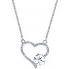 Olivie Strieborný náhrdelník ZIMNÁ LÁSKA 5899 Ag 925; ≤3,9 g.