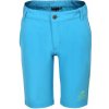 Alpine Pro Colo Detské softshellové kraťasy KPAA295 neon atomic blue 164-170
