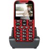 EVOLVEO EasyPhone XD, mobilný telefón pre seniorov s nabíjacím stojanom, červený