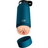 Fuck Flask Private Pleaser - umelá vagína vo fľaši (modro-prírodná)