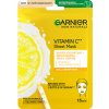 Garnier Hydratačná textilné maska pre rozjasnenie pleti s vitamínom C 28 g