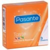 Pasante Taste Mix kondómy príchuť Blueberry, Strawberry, Mint 3 ks